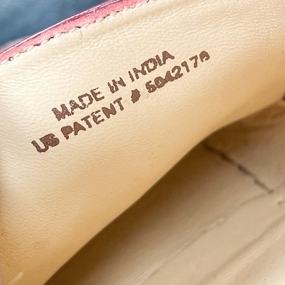 Cole Haan Bright Red Patent Leather Moccassin Loafers - Picture 5 of 7